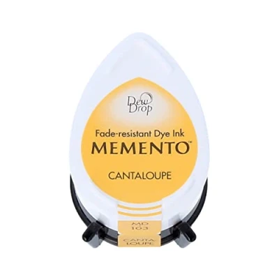 Image of Tsukineko Memento Dew Drop Ink Pads Cantaloupe Pad