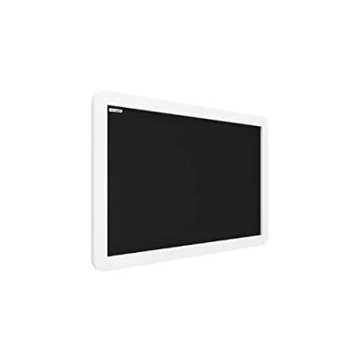 Image of ALLboards Chalkboard with White Wooden Frame 90x60cm, Rounded Corners Writing Board Smartphone Style