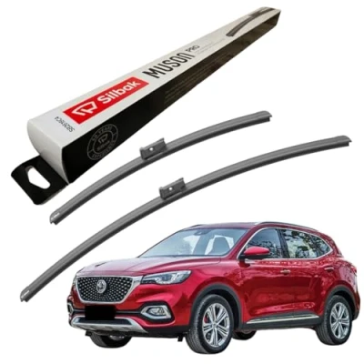 Image of Silbak Windscreen Wipers, fits for MG HS (09/2018 ONWARDS) Front Wiper Blades, 600mm/400mm