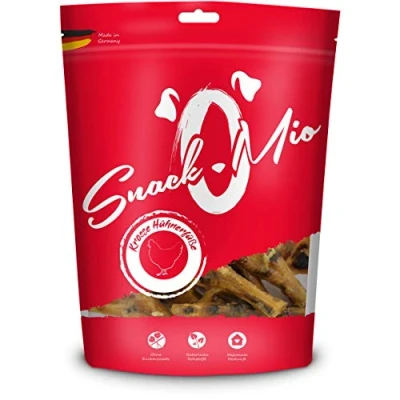 Image of SnackOMio Premium dog snack crispy chicken feet, grain free, 1 pack (1 x 350 g)