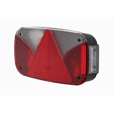 Image of E95447 Combination Rearlight HELLA 2VB 998 232 131 Left white/red black for trailer, with bulbs