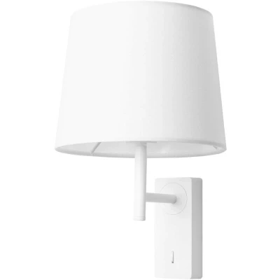 Image of Aura Wall Lamp with Shade White, E27