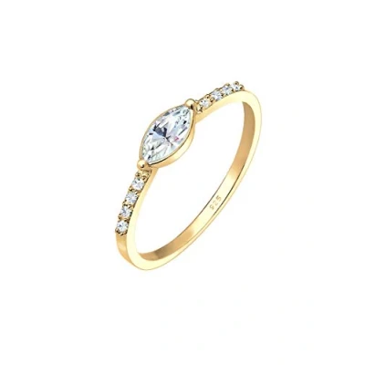 Image of Elli Women&#039;s Gold Solitaire Engagement Ring O 0604341818_54