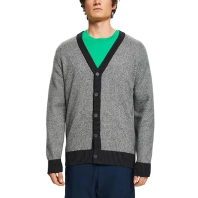Image of ESPRIT Men&#039;s 103EE2I307 Pullover Sweater, 039/MEDIUM Grey 5, S