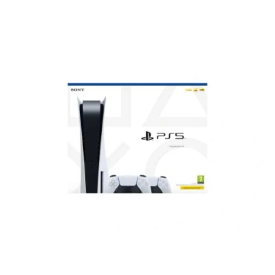 Image of PlayStation 5 Standard Console + 1 extra white dualsense