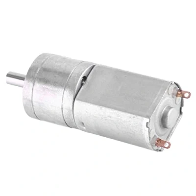 Image of DC 12V Electric Gear Motor High Torque Speed Reduction 30RPM with Centric Output Shaft 4mm Dia for DIY Engine Toys