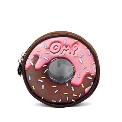 Image of Oh My Pop! Choconut Round Purse Coin Pouch, 12 cm, Multicolour