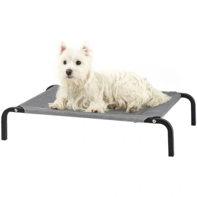 Image of Bunty Raised Dog Bed Small Elevated, Lightweight &amp; Chew Resistant, Ideal for Indoor Outdoor Use Waterproof with Rust Resistant Steel Heavy Duty Washable Weave Mesh