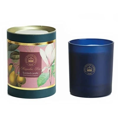 Image of Kew Garden Scented Soy Wax Jar Candle Fragrance Magnolia Pear 50 Hrs