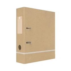 Image of Oxford Touareg Lever Arch File 80mm Spine A4 Kraft Natural 400141471