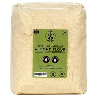 Image of Veggy Duck Italian Natural Almond Flour (1Kg) Premium Finely Ground Almonds from Sicily