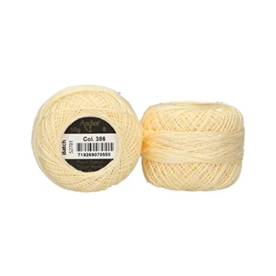 Image of Anchor Embroidery Thread, 100% Cotton, Eggshell, Thickness 8.82 m