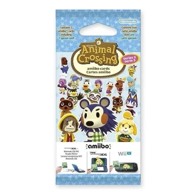 Image of Paquet de 3 cartes : Animal Crossing série (1 carte + 2 standard)