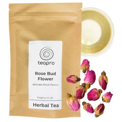 Image of Rose Tea 100g Dried Rosebud Loose Leaf Herbal Bud Culinairy Edible Flower