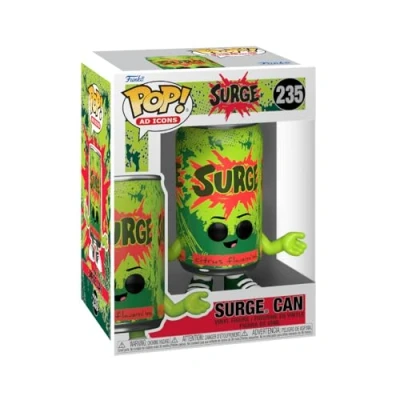 Image of Funko Pop! Ad Icons: Surge Coca Cola Collectable Vinyl Figure Gift Idea Official Merchandise Toys for Kids &amp; Adults Icons Fans Model Collectors and Display