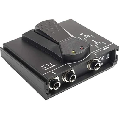 Image of TIE A/B Selector TPS 2 Toggle Switch Footswitch Pedal for Guitar Effects and Amps (1 click operation, noiseless, 103 x 89 43 mm, 241 g), black