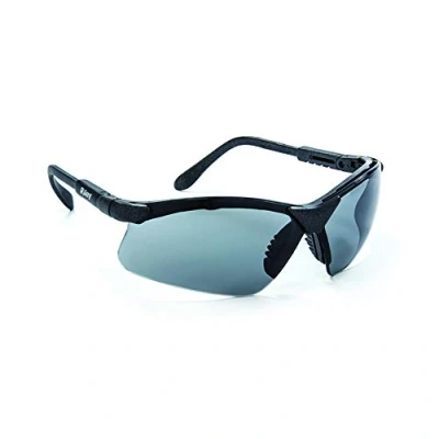Image of Riley Eyewear Lenta Sport Style Safety Glasses for work with Grey Lens and Soft Non Slip Nose Bridge Outdoor Activities