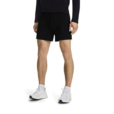 Image of FALKE Men&#039;s CORE Challenger Sports Shorts, Breathable, Black (Black 3008), S (1 Piece)