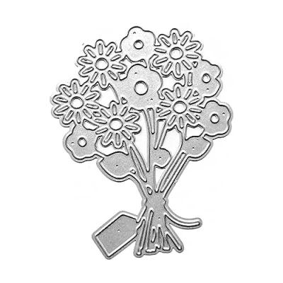 Image of Yooghuge Die Cuts for Card Making,Flower Label Metal Cutting Dies DIY Craft Carbon Steel Embossing Template Stencil Scrapbooking Mold