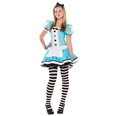 Image of Amscan 841968 Teen Girls Clever Alice World Book Day Fancy Dress Costume Age: 12 14 Yrs