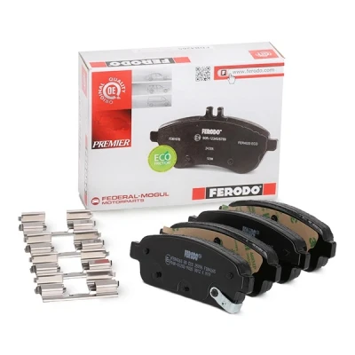 Image of 13404405, 13417473, 13473427, 13473428, 13473429 Brake pad set FERODO PREMIER ECO FRICTION FDB4265 with acoustic wear warning accessories