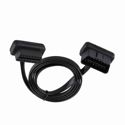 Image of Keenso 16 Pin Male to Female OBD2 Cable, Diagnostic Extension Cable Scanner Code Reader (100cm) Auto Body Repair