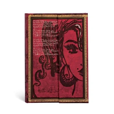 Image of Amy Winehouse, Tears Dry (Embellished Manuscripts Collection) Mini Lined Hardcover Journal (Wrap Closure)
