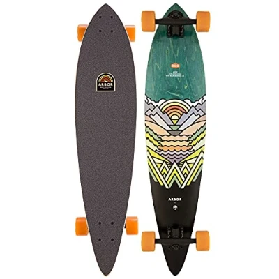 Image of Arbor Artist Fish Pintail Complete Longboard Multi 37&quot;
