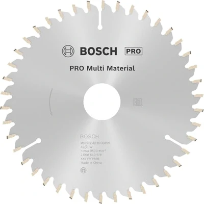 Image of Bosch 2608640519 165 x 2.4 30 mm Multi Hand Circular Saw
