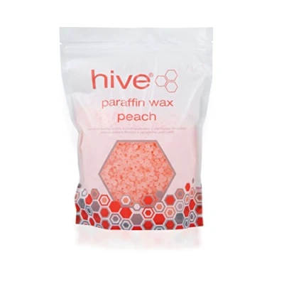 Image of Hive Options Peach Paraffin Wax Pellets Soften and Hydrates The Skin 700g