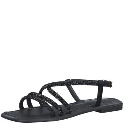 Image of MARCO TOZZI Women&#039; 2 28139 20 Sandal, Black (Black Comb), 4.5 UK