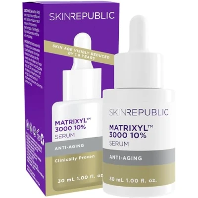 Image of Skin Republic Matrixyl 3000 10% Anti Aging Serum, Reduces Deep Wrinkles &amp; Improves Texture (30ml)