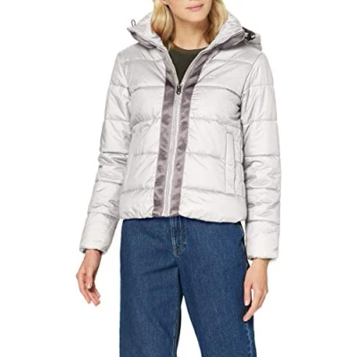 Image of G STAR RAW Women&#039;s Meefic Hooded Padded Jacket, grey (cool D17597 B958 1295), XS