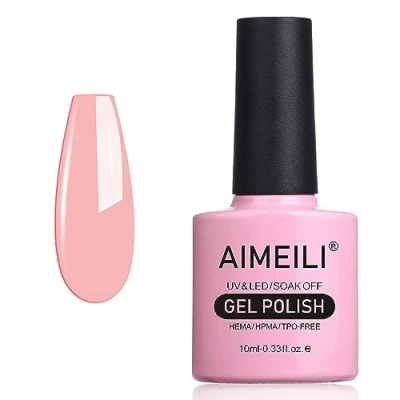 Image of AIMEILI Soak Off UV LED Gel Nail Polish Nude Peachy (041) 10ml