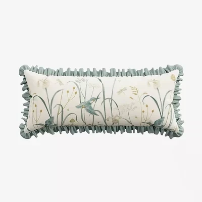 Image of Sanderson for National Trust Tilia Lime Cushion 70X30cm Gold