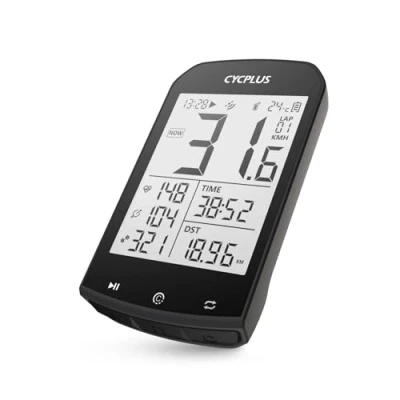 Image of CYCPLUS GPS Bike Computer Waterproof Bicycle Speedometer and Odometer ANT+ Wireless Cycling Bluetooth Compatible with App 2.9 Inch LCD Display Backlight