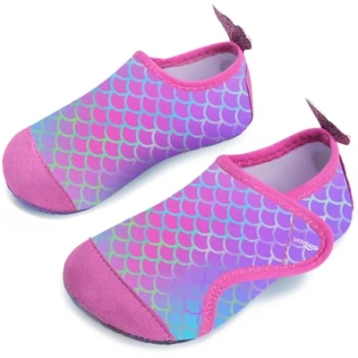 Image of Kids Water Shoes Girls Toddles Baby Beach Swim Aqua Pool Swimming Socks Quick Dry Non Slip for Children&#039;s Barefoot Shoes(YLPinkBlue 20/21)