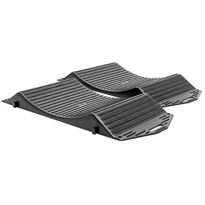 Image of Streetwize Black Tyre Saver Wheel Chock, 2 Pieces (LWACC47)