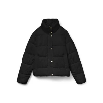 Image of VERO MODA Women&#039;s Vmmaggy Ga Boo Short Jacket Quilted, Black, S