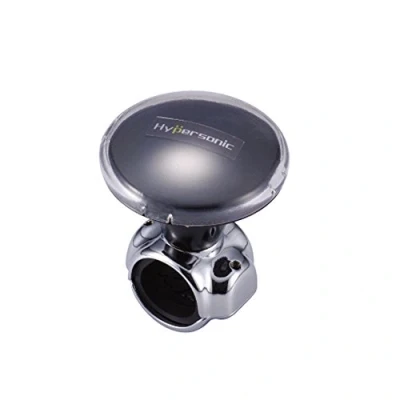 Image of Hypersonic Black Steering Wheel Spinner Knob Car Power Handle