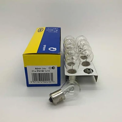 Image of Ring Automotive R241 24v 21w SCC BA15s Brake/Indicator/Reverse/Rear Fog Pack of 10