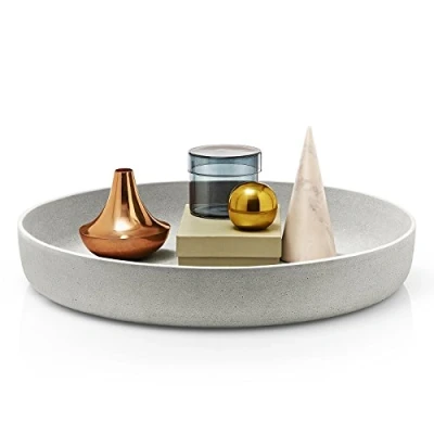 Image of Decoration Bowl Ø 50 cm M MOON, Grey