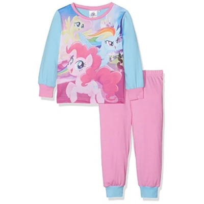 Image of Girls Mlp Long Sleeve Pyjama Set, Multicoloured (P.Pink/M.Pink), 2 3 Years