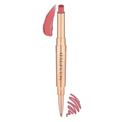 Image of Lip Duo 2 in 1 Lipstick &amp; Liner from Sculpted by Aimee (Pink Pair) Travel Friendly, Double Ended to Sculpt, Shape Colour Lips