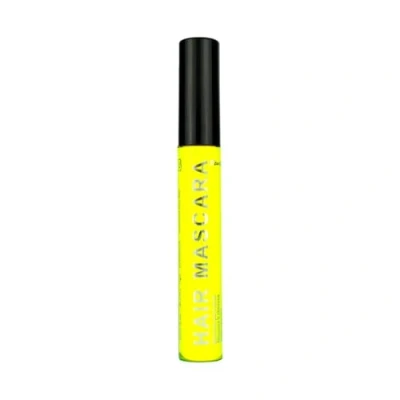 Image of uv neon hair mascara Yellow, reactive wash out temporary colour with wand applicator