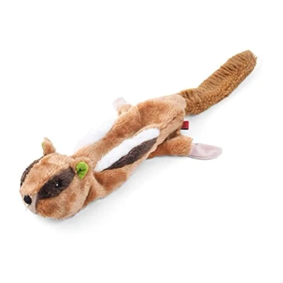 Image of Zoon Chukker Chipmunk Squeaky Plush Pet Dog Toy