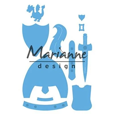 Image of Marianne Design 1 x Creatables Kim&#039;s Buddies Knight Die, Blue, Medium