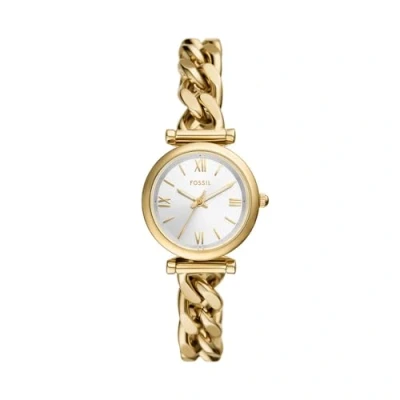 Image of Fossil Carlie Watch goldcoloured, Women&#039;s, Size: One Size, Gold coloured