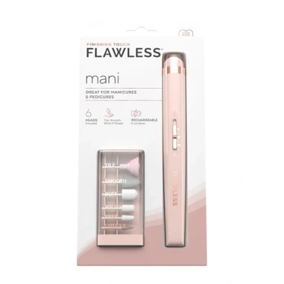 Image of Finishing Touch Flawless Salon Nails Kit, Electronic Nail File and Full Manicure Pedicure Tool