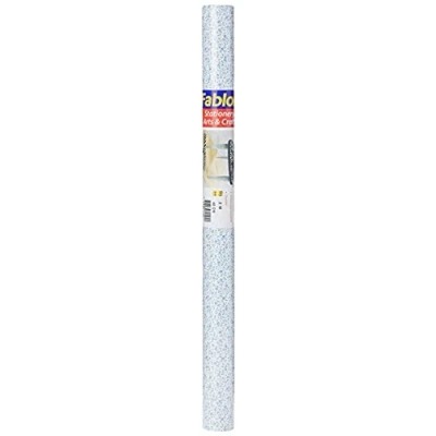 Image of Fablon FAB11490 Small Floral Blue 45cm x 2M roll